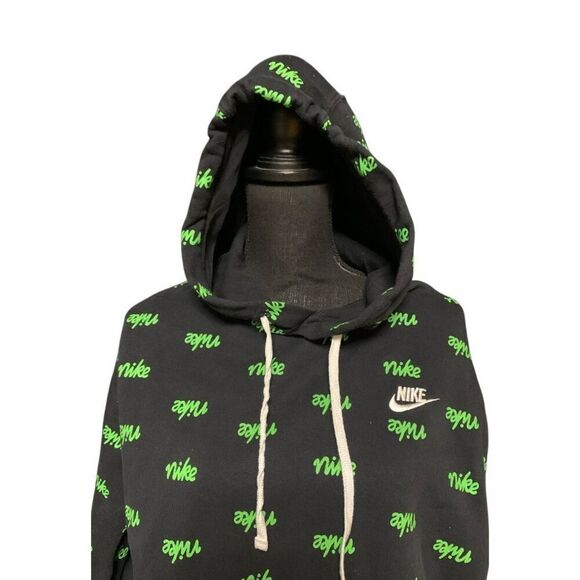 Nike Hooded Club Script Sweatshirt - Picture 2 of 7